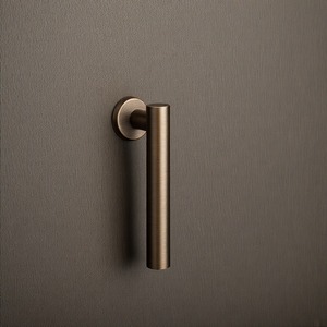 Bronze Form Luxe <b>Door</b> Bar Vintage Solid Brass Antique <b>Door</b> <b>Handle</b> with Elegant Floral Engraving for Classic Home Decor - Product Image 1