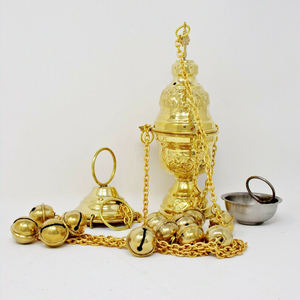 Vente chaude clair poli aromathérapie brûleur d'encens maison hôtel Bakhoor suspendu porte-encens fondre parfum Bakhoor brûleur - Product Image 6