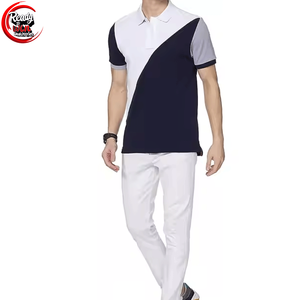 Vente en gros Polo 100% coton de qualité supérieure pour homme, design personnalisé en blocs de couleurs, manches courtes élégantes, été long et confortable - Product Image 6