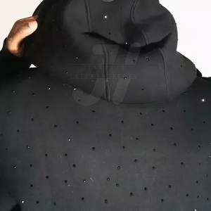 Bajo MOQ Venta caliente Rhinestone Chándales en nuevo stock Precio barato Hombres Rhinestone Chándales para adultos - Product Image 6