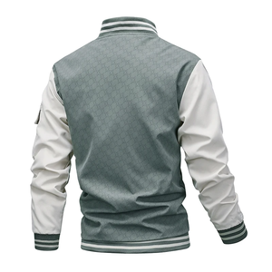 Uniforme de baseball coupe-vent pour hommes, veste de cyclisme à la mode, fermeture à glissière, décontracté, épaisseur standard, manches longues, M-5XL - Product Image 5