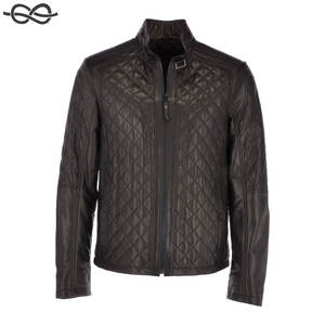 Veste de motard en cuir véritable de mouton de qualité supérieure pour homme, noire, élégante, durable, avec poche intérieure et extérieure - Product Image 6