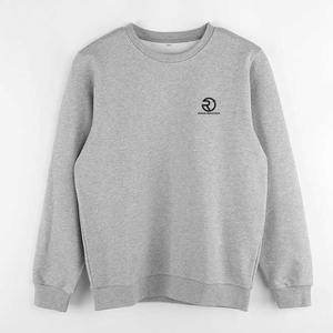 Nouvel arrivage de sweat-shirt pour homme lourd de marque tendance sweat-shirt personnalisé de couleur unie imprimé délavé sweat-shirt col rond frit - Product Image 6