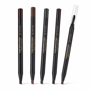 Lápiz de cejas profesional de marca privada, pluma de contorno de cejas resistente al agua, lápiz de cejas con cepillo - Product Image 4