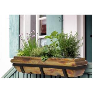 Maceta de ventana interior de estilo clásico, macetas y macetas de Metal con revestimiento en polvo, suministros de jardín, artículos de jardín - Product Image 2