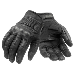Gants de moto de course d'hiver en cuir de vache véritable noir imperméables respirants de haute qualité unisexes - Product Image 4