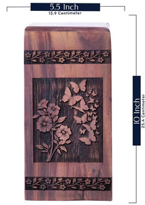 Urnas Funerarias Decorativas Modernas de Madera para Adultos, Urnas Hechas a Mano para Hombre y Mujer - Product Image 2