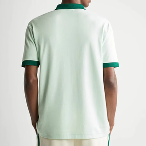 Transpirable y cómodo personalizado Regular Fit Polo cuello con cremallera camisetas para hombres ropa casual ropa de verano - Product Image 4