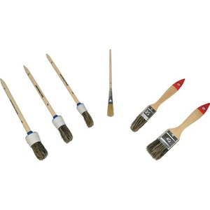 Ensemble de 6 pinceaux de peinture de haute qualité avec de bons huiles, pinceaux à huile de bonne qualité - Product Image 1