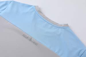 Logo personnalisé séchage rapide à manches courtes T-Shirt tricoté vêtements de travail avec cou publicité conception imprimée personnalisée - Product Image 5