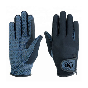 Fabrica guantes de equitación Ecuestre para Unisex Color sólido Mejor material Guantes de equitación - Product Image 1
