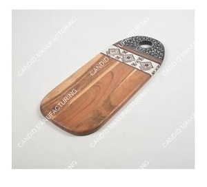 Soporte de pastel de grado comercial ecológico de resina con forma de hexágono de nuevo diseño acabado lacado para exhibición de fiesta de cumpleaños de boda - Product Image 6