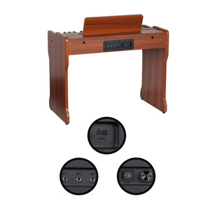 Piano pour enfants en bois Midex CP-360OR - 37 touches, fonctionne sur piles, avec un toucher réaliste - Product Image 4