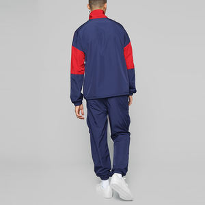 Conjunto de traje cortavientos para correr hecho a medida, ropa deportiva, trajes cortavientos de dos piezas para chándal de hombre - Product Image 3