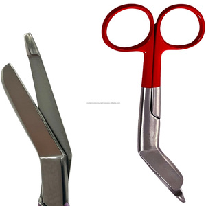 Ciseaux à pansements Lister en acier inoxydable, instrument chirurgical médical pour opérations ORL en milieu hospitalier, Classe I CE - Product Image 6