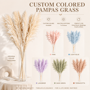 Flores Secas Pu Wei con Pelaje Gris, Cañas Grandes, Decoración de Boda Estilo Nórdico, Cañas Pequeñas, Flores Secas - Product Image 3