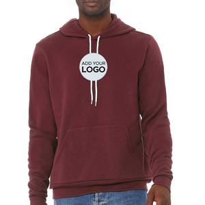 Sweat à capuche brodé d'hiver avec logo imprimé graphique, effet délavé à l'acide, en tissu épais - Product Image 2