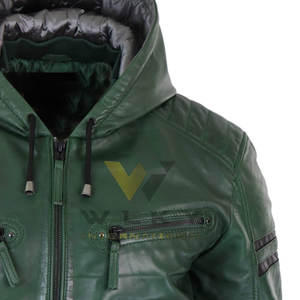 เสื้อแจ็คเก็ตหนังแท้ระดับพรีเมียม ซับในนุ่มสบาย เหมาะสำหรับชุดลำลองสไตล์สตรีทแวร์และชุดทันสมัยในชีวิตประจำวัน - Product Image 6