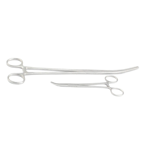 Pinzas hemostáticas curvas de alta calidad, 2 uds., pinzas médicas de acero alemán, abrazaderas de bloqueo quirúrgicas, Manual OEM, precio barato - Product Image 3