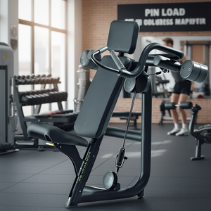 Presse à épaules à charge guidée reconditionnée pour l'entraînement de force du haut du corps en salle de sport - Product Image 2