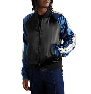 Custom High Quality Nylon Windproof Quick Drying Logo Printed Baseball Uniform <b>Top</b> Zipper Men Bomber Jacket - Product Image 1