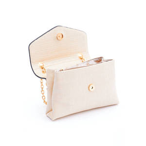 Sac en cuir noir effet croco - Product Image 4