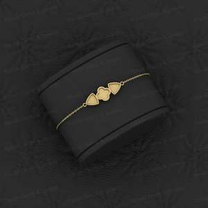 Meilleure qualité solide 925 argent Sterling trillion et trèfle bracelet à breloques bon pour les cendres et la résine travail souvenir lait maternel bijoux - Product Image 6