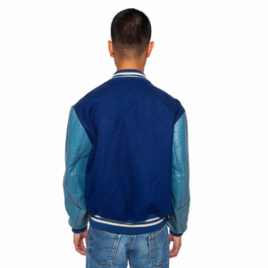 2025 OEM Custom Wool Patch Chenille Embroidery Polyester Sleeve Vintage Letterman Winter Waterproof Breathable Varsity Bomber - Product Image 5
