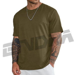 T-shirt d'entraînement surdimensionné pour hommes t-shirt à manches courtes coupe sèche avec tissu doux et léger style ras du cou parfait pour l'entraînement en gym - Product Image 2