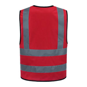 Chaleco Hi Vis para hombre de calidad superior último estilo tarifa asequible gran oferta transpirable peso ligero con chaleco Hi Vis para hombre hecho a medida - Product Image 4