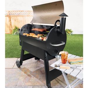 Nouveau Barbecue à granulés de bois 650 de qualité supérieure avec contrôle et capteur de granulés, en acier inoxydable, pour le camping. - Product Image 3