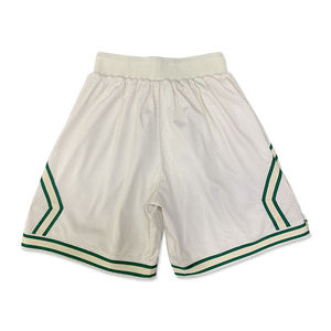 Shorts de basketball personnalisés pour hommes avec cordon de serrage, vente en gros, vêtements de sport respirants, impression numérique, appliqué, broderie vintage - Product Image 3
