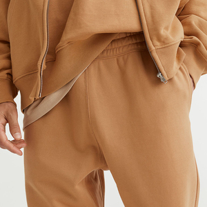 2023 personnalisé lavage à l'acide Baggy pantalons de survêtement Vintage coton motif droit brodé course automne - Product Image 2