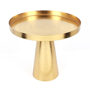 Recién llegado, mesa auxiliar de hierro con acabado dorado, muebles de hierro hechos a mano decorativos para el hogar, último diseño, producto de moda superior a la venta - Product Image 5