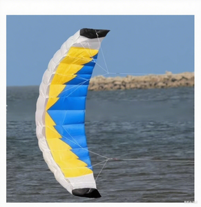 Cometa deportiva multilínea 2M cometa acrobática suave de abeto doble y Rojo empaquetada en bolsa - Product Image 1