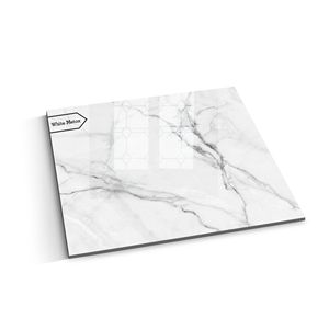 Carrara กระเบื้อง porcelanato มันวาวขนาด600x600มม. สำหรับตกแต่งภายในที่ทันสมัยสำหรับห้องนอนห้องนั่งเล่นของโรงแรมบ้านพื้นเซรามิกโดยตรง - Product Image 1
