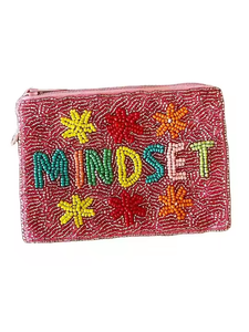 Handmade Beaded Coin Purse Square Shape High Quality <b>Cute</b> Boho Style Summer Canvas Zipper <b>Wallets</b> Pouches Clutches Valentine's - Product Image 6