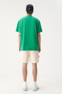 Offre Spéciale en stock 220gsm T-shirt en coton uni de haute qualité unisexe chemises à manches courtes multicolores impression personnalisée expédition DDP - Product Image 3