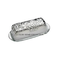 Superbe plat en fer au design antique, plat à beurre fini en émail, artisanat détaillé, idéal pour la décoration et les cadeaux de cuisine de luxe