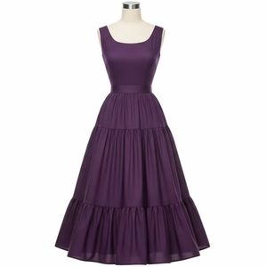 Jupons en polyester uni, tissu léger, respirant, confortable, pour un usage quotidien, soutien de jupe, sous-vêtement - Product Image 1