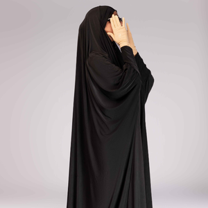 Prêt à expédier dans le monde entier modeste tenue islamique fournisseur de gros une pièce pour Jilbab robe longue pour femmes musulmanes traditionnel - Product Image 1