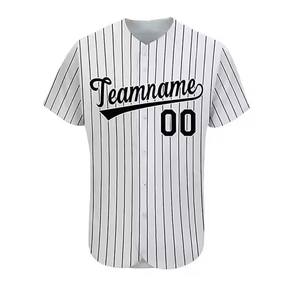 Camisetas de Béisbol Sublimadas Personalizadas al por Mayor, Ropa Deportiva Estampada 100% Poliéster de Secado Rápido y Transpirable con Logotipo Personalizado, Mejor Talla Grande - Product Image 2