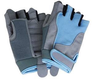 Guantes de Gimnasio de Nailon de Alta Calidad y Bajo Precio, Medios Dedos, para Levantamiento de Pesas, Colores y Tamaños Personalizables, Diseño Ligero, Antideslizantes - Product Image 2