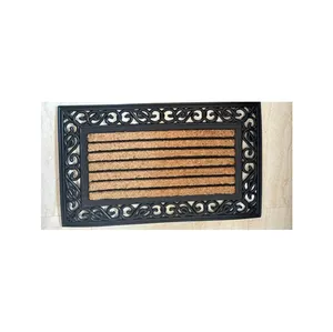 Genuine Supplier of Rubber Door Mat Unbeatable Quality Rubber Backed Coir Brush Mat Available at Reliable Price