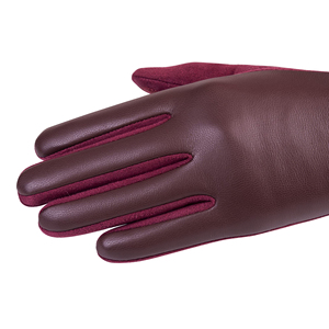 Guantes de Cuero Clásicos de Invierno al por Mayor, Guantes de Cuero de Oveja Elegantes para Mujer, Moda de Invierno para Vestir al Aire Libre - Product Image 6