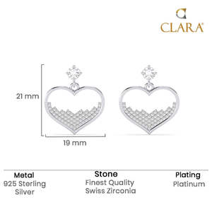 Boucles d'oreilles pendantes en argent sterling 925 de qualité supérieure pour femmes et filles, accessoire de mode - Product Image 5