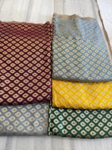 ผ้าทอคุณภาพสูงผ้าแจ็คการ์ดหรูหราสำหรับงานแต่งงานเบาะผ้าปักตามสั่ง - Product Image 3