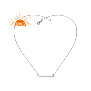 Collar con colgante de piedras preciosas Cz Natural de plata de ley más vendido, joyería personalizada para mujer, regalo para ella - Product Image 1