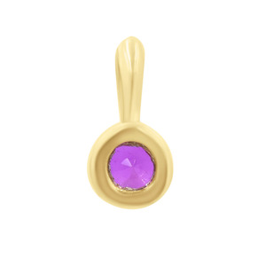 Colgante de Plata de Ley 925 con Circonita Cúbica Rosa, Chapado en Rodio, Estilo Religioso, para Fabricación de Joyas y Collares Ajustables - Product Image 3