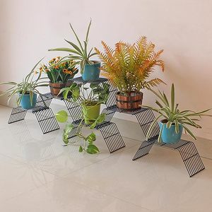 Premium crafted metal <b>planter</b> <b>stand</b> featuring elevated structure ideal for modern indoor green decor spaces - Product Image 3